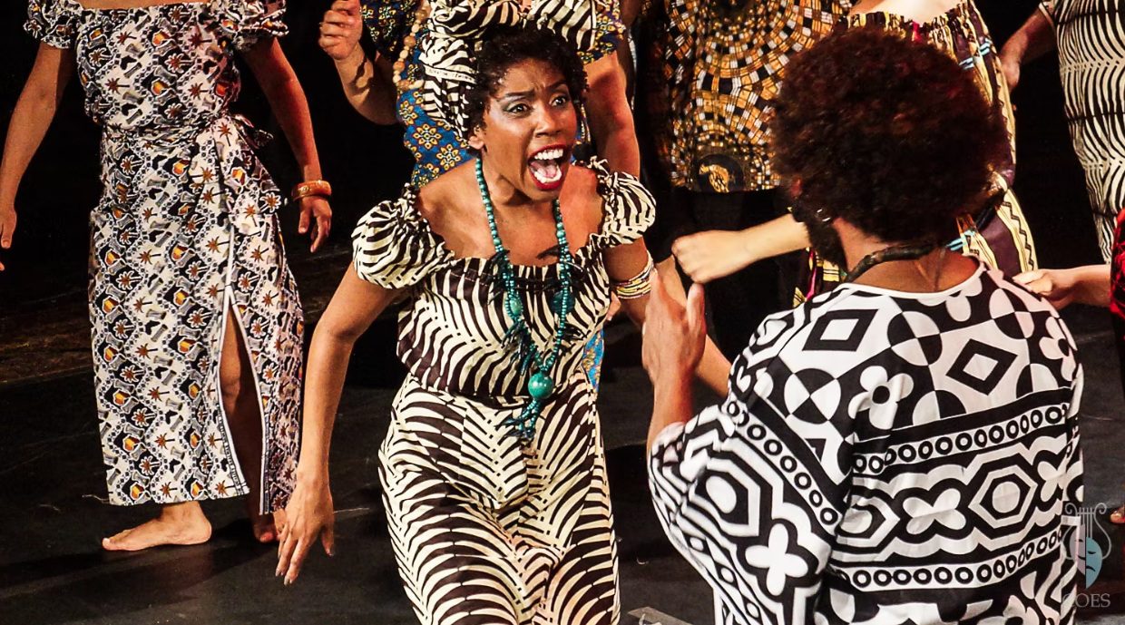 Elaine Augusta no musical Zumbi dos Palmares em quatro atos
