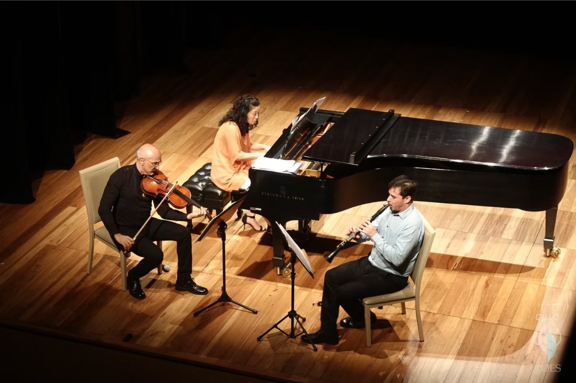 T’Rio, com Fernando Tebaldi (viola), Yuka Shimizu (piano) e Cristiano Alves (clarinete)